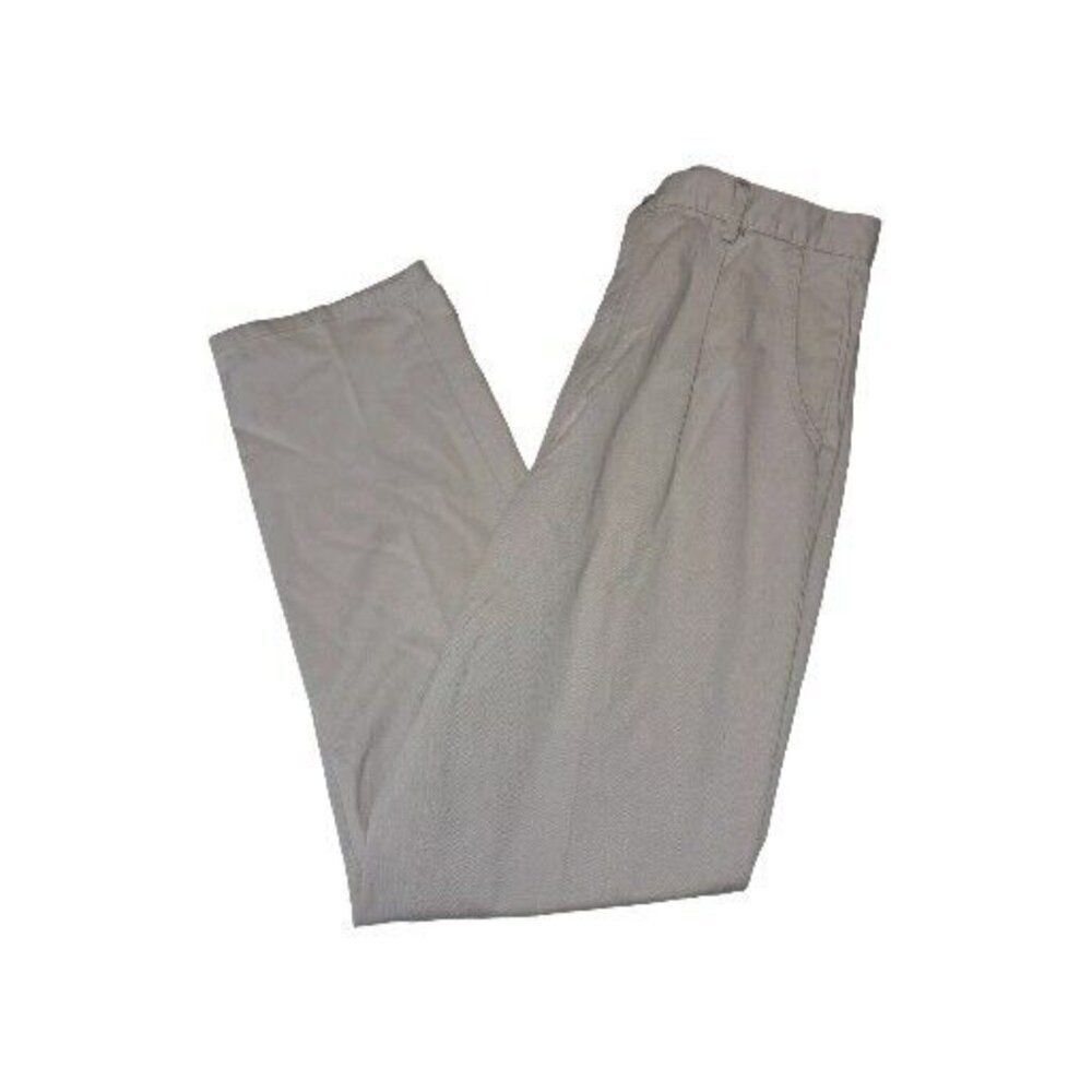 Eddie Bauer Size 12 Beige Dress Pants 32x30 Business Casual Pants New Pleated